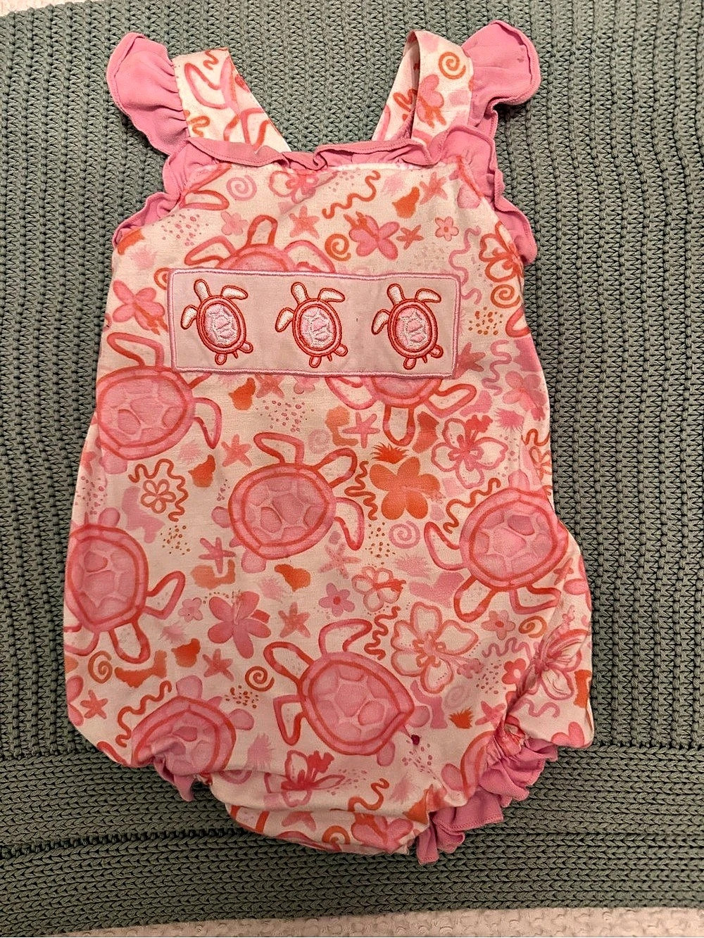 Baby B'Erce Floral Romper in Pink Baby 18M